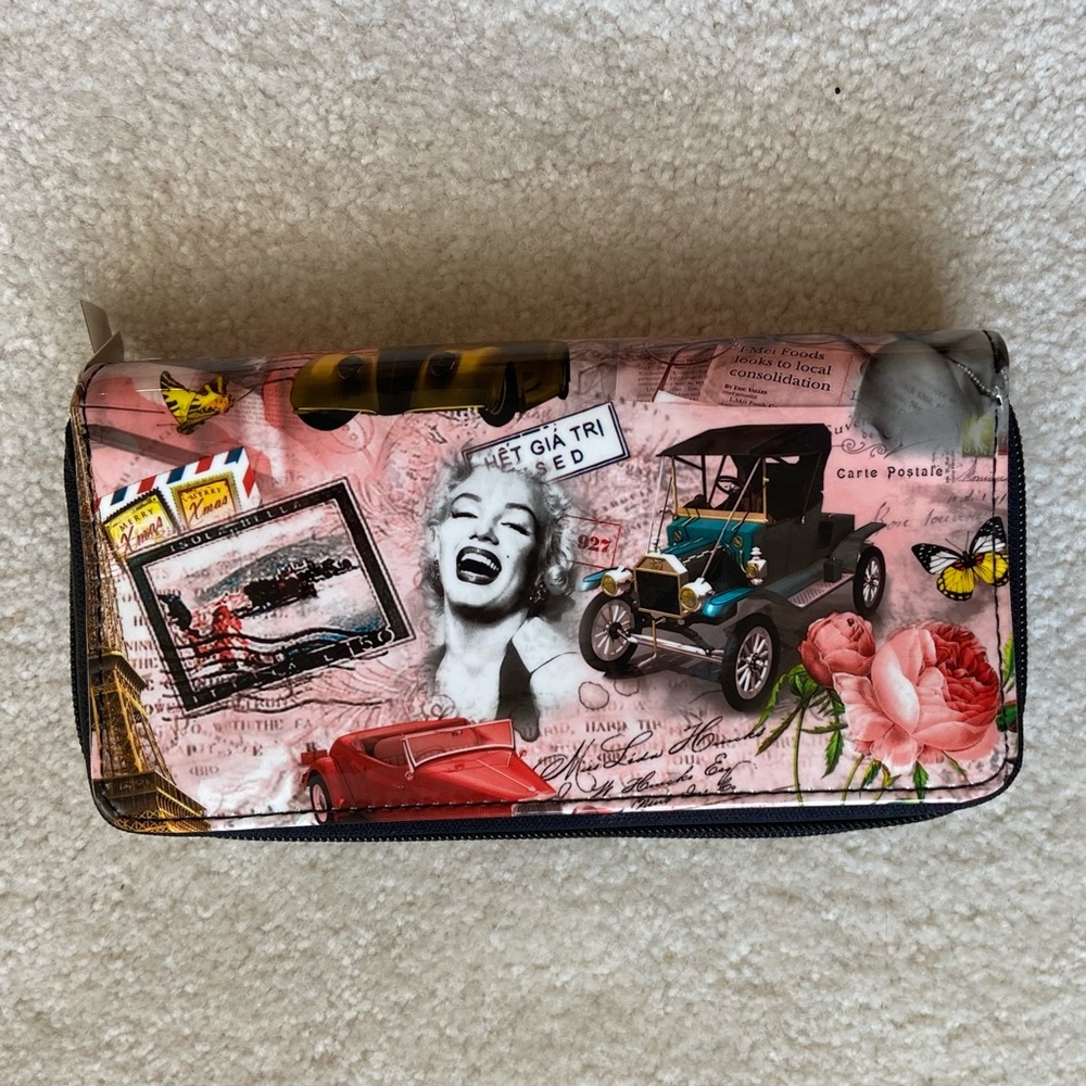 Vinyl Marilyn Monroe vintage inspired wallet
